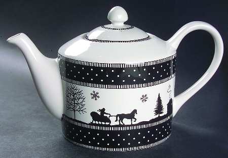 Adirondack Black Teapot & Lid