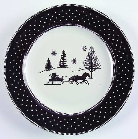 Adirondack Black Salad Plate