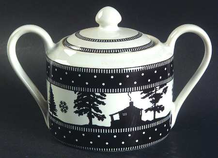Adirondack Black Sugar Bowl & Lid