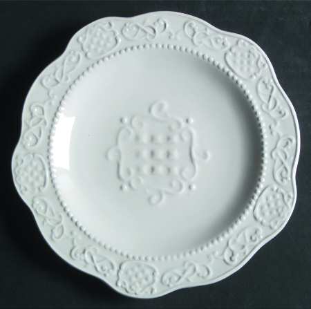 Empress White Salad/Dessert Plate
