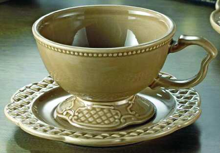 Empress Coffee Footed Cup & Saucer Set