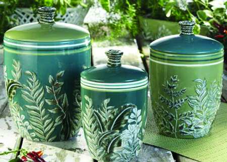 Fern (3 Piece) Canister Set (Box Set)