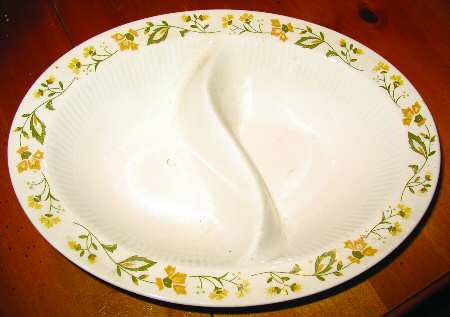 Springfield 11" Oval Divided Vegetable Bowl