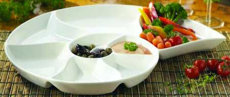 You're Invited 1 Pc Chip & Dip with 8 Sections