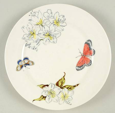Butterfly Study Salad Plate