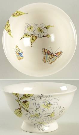 Butterfly Study Soup/Cereal Bowl
