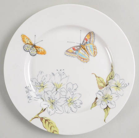 Butterfly Study Salad Plate
