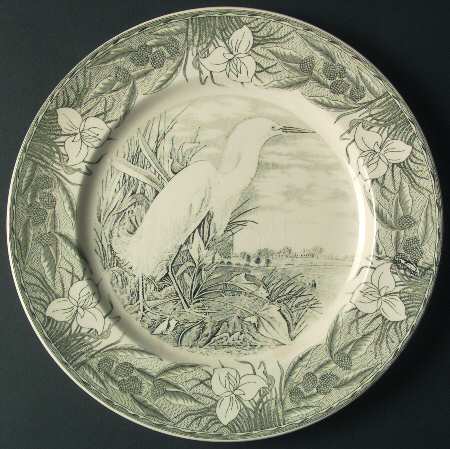 Birds of America Black Dinner Plate