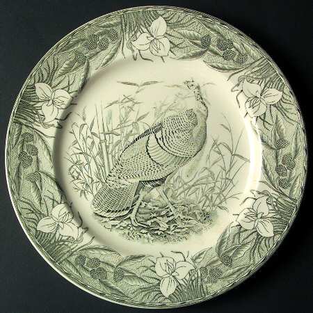 Birds of America Black Dinner Plate