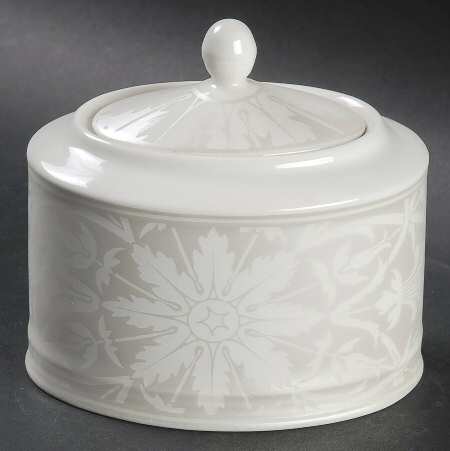 Vertoni Platinum Sugar Bowl & Lid