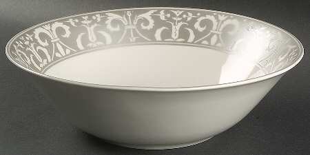 Vertoni Silver 10" Round Vegetable Bowl