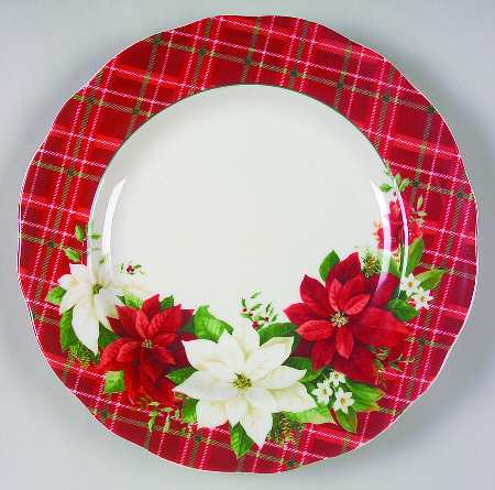 Plaid Poinsettia by 222 Fifth (PTS)