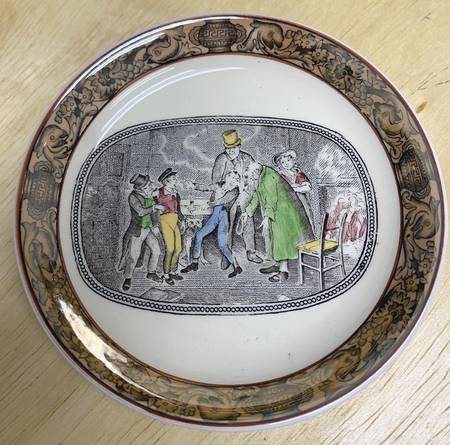 Dickens Orange (New Back Stamp) Coaster