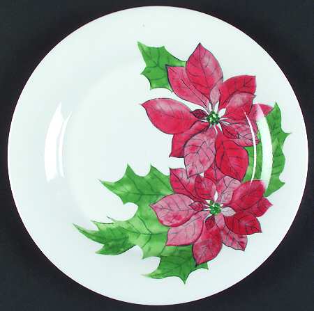 Poinsettia Dinner Plate