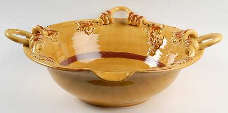 Sole Mustard 15" Round Decorative Bowl