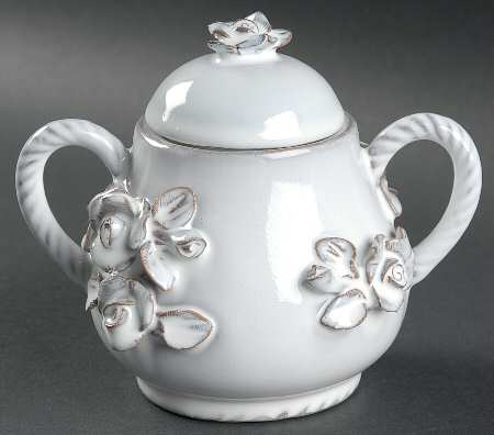 Elegance Rose Sugar Bowl & Lid