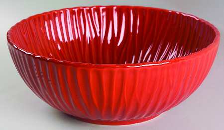 Palette Paprika (Orange) 11" Large Salad Serving Bowl