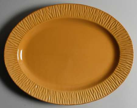 Palette Maize (Yellow) 17" Oval Serving Platter