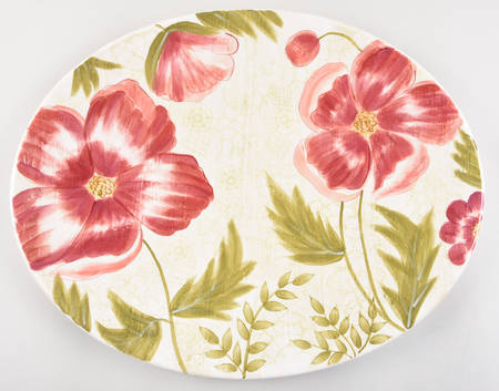 Anemone 18" Oval Serving Platter