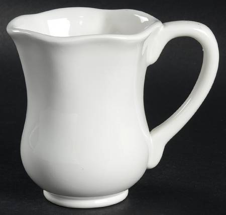 Ruffled White Mug