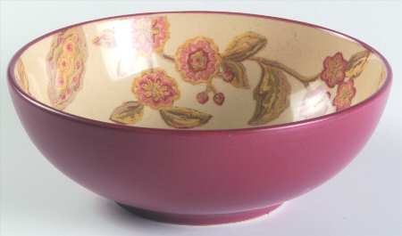 Jacobean Red Soup/Cereal Bowl
