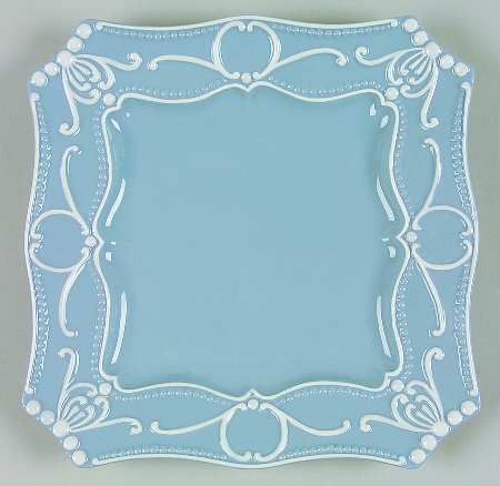 Aristocrat Blue Square Salad Plate