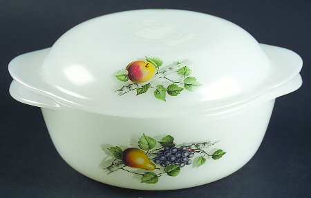Fruits de France Individual Casserole & Lid