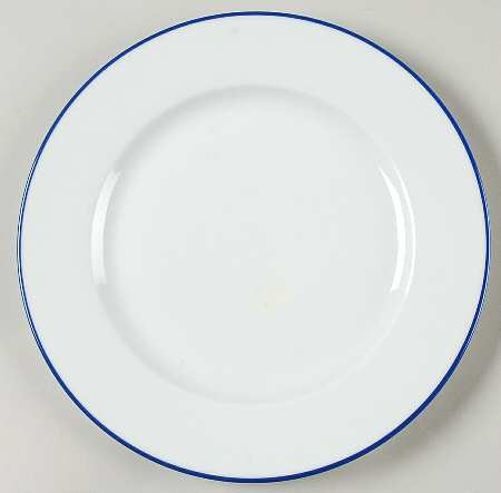 Tuileries Blue Band Salad Plate