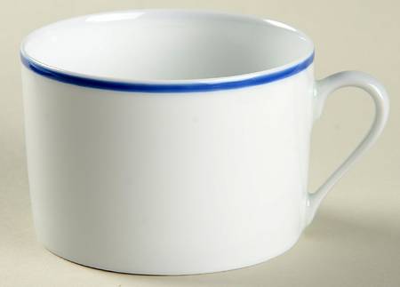 Tuileries Blue Band Flat Cup