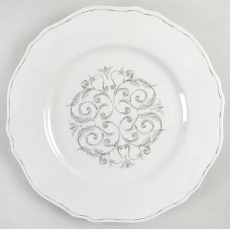 Florentine Silver Service Plate (Charger)