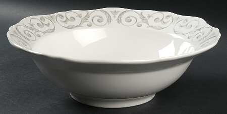 Florentine Silver 12" Large Salad Serving Bowl