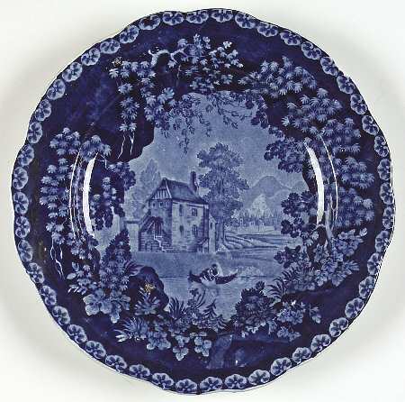 Night Fishing at Newark Mil Luncheon Plate
