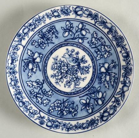 Blue Dynasty Appetizer Plate