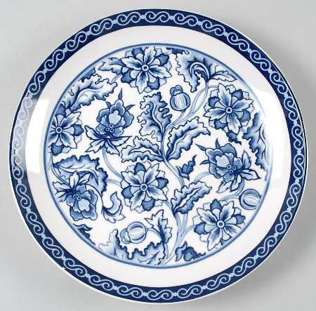 Blue Dynasty Salad/Dessert Plate