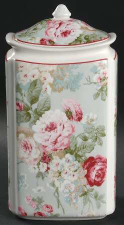 English Rose Large Canister & Lid