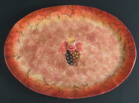Grappa 17" Oval Serving Platter