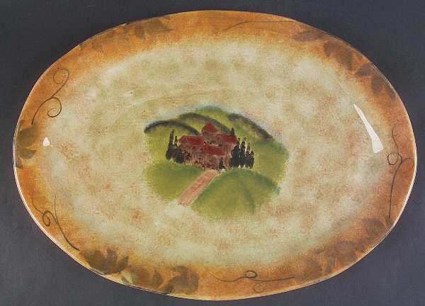 Villa Tuscana 17" Oval Serving Platter