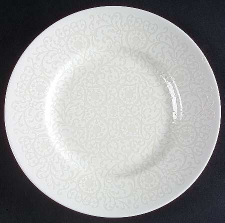 French Market White Salad/Dessert Plate