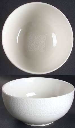 French Market White Soup/Cereal Bowl