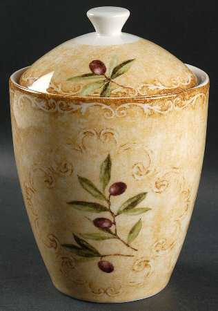 Oliveto Medium Canister & Lid