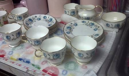 6254 Footed Cup & Saucer Set