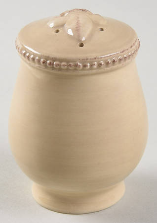 Fleur De Lis Cream Pepper Shaker