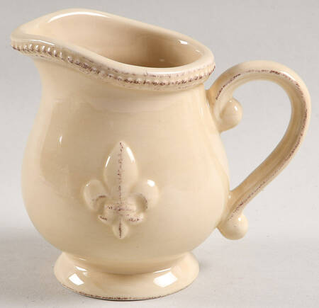 Fleur De Lis Cream Creamer by Artimino