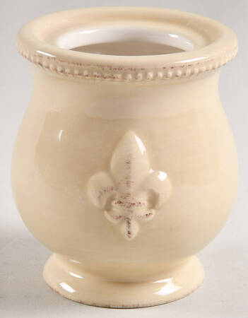 Fleur De Lis Cream Sugar Bowl No Lid