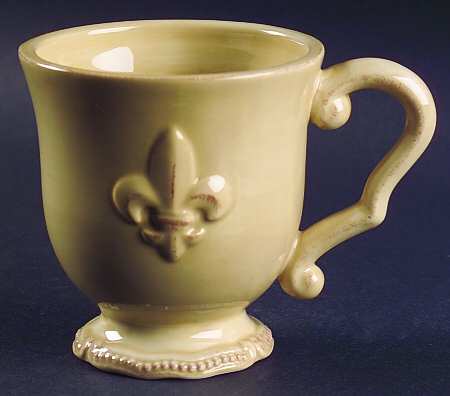 Fleur De Lis Cream Mug by Artimino