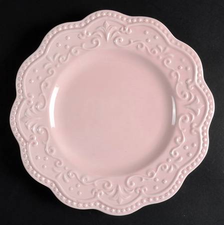 Scallop Pink Salad Plate