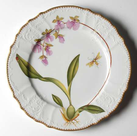Orchid Dinner Plate by Anna Weatherley