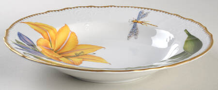 Treasure Garden Large Rim Soup Bowl