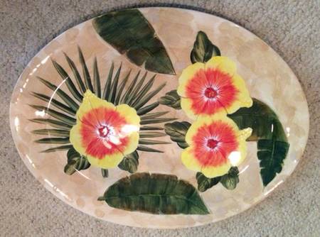 Royal Palm 17" Oval Serving Platter