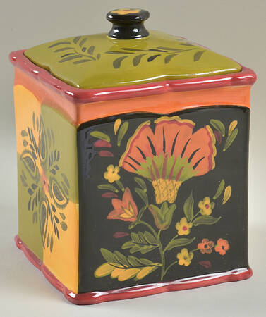 Folklorica Medium Canister & Lid